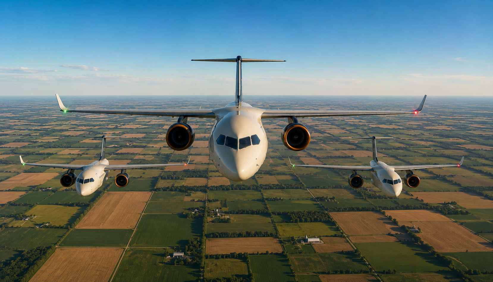 Revia regional family in flight